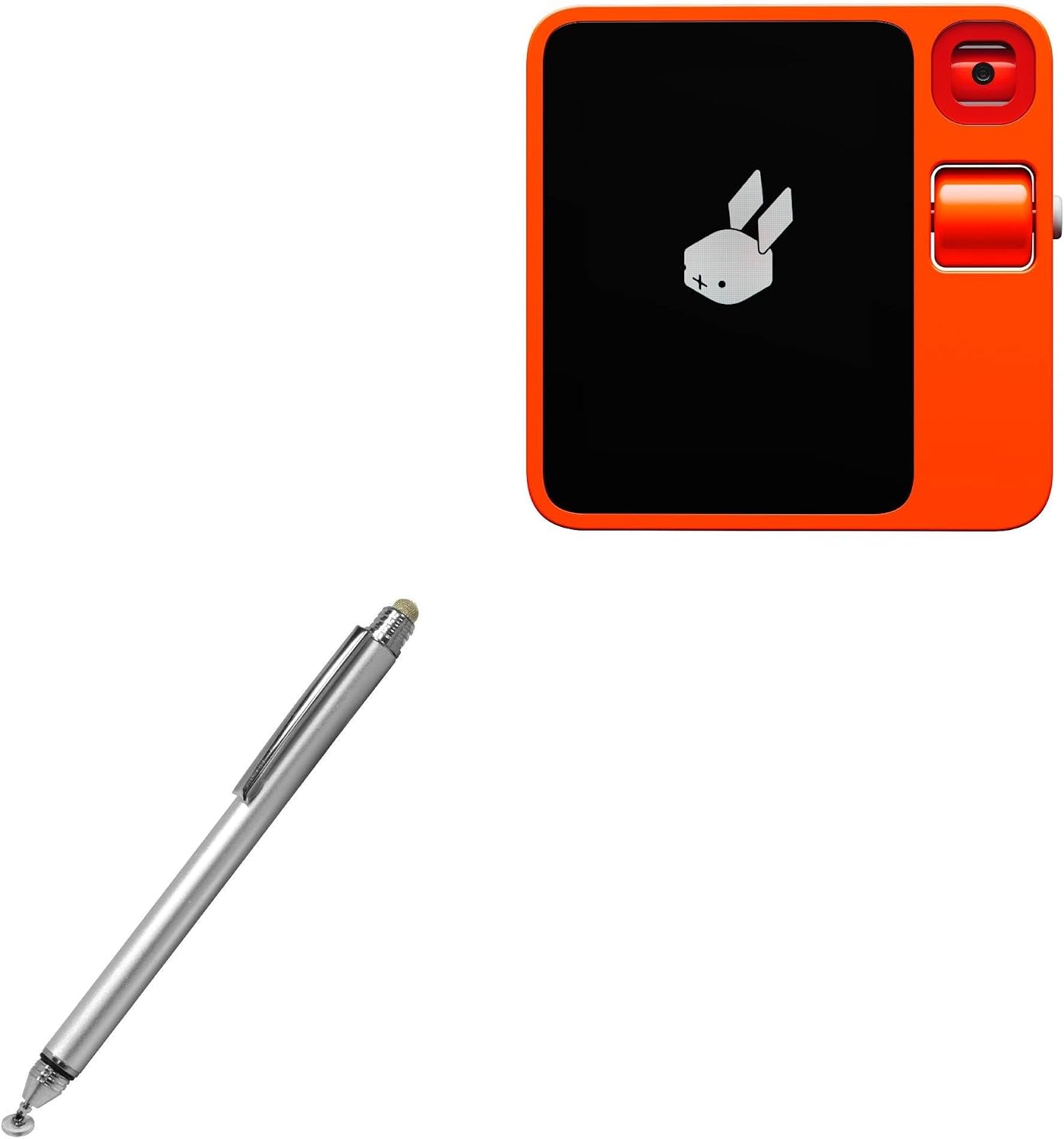 BoxWave Stylus Pen Compatible with Rabbit R1 – DualTip Capacitive Stylus, Fiber Tip Disc Tip Capacitive Stylus Pen – Metallic Silver BoxWave Stylus Pen Compatible with Rabbit R1 – DualTip Capacitive Stylus, Fiber Tip Disc Tip Capacitive Stylus Pen – Metallic Silver