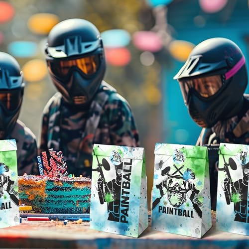 Outego Paintball Party Favor Bags Paintball Goodie Bags Paintball Party Favors for Kids Paintball Birthday Party Supplies - Thumbnail 6