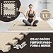 bemaxx Bodenschutzmatte Fitness - Sportmatte Fitnessmatte Gymnastikmatte Puzzlematte Yogamatte Turnmatte Trainingsmatte Spielmatte Fallschutzmatte Laufbandmatte - Gym Workout Pool Garage