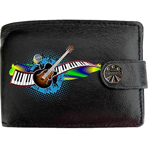 KLASSEK Men's Leather Wallet with RFID Protection Cover