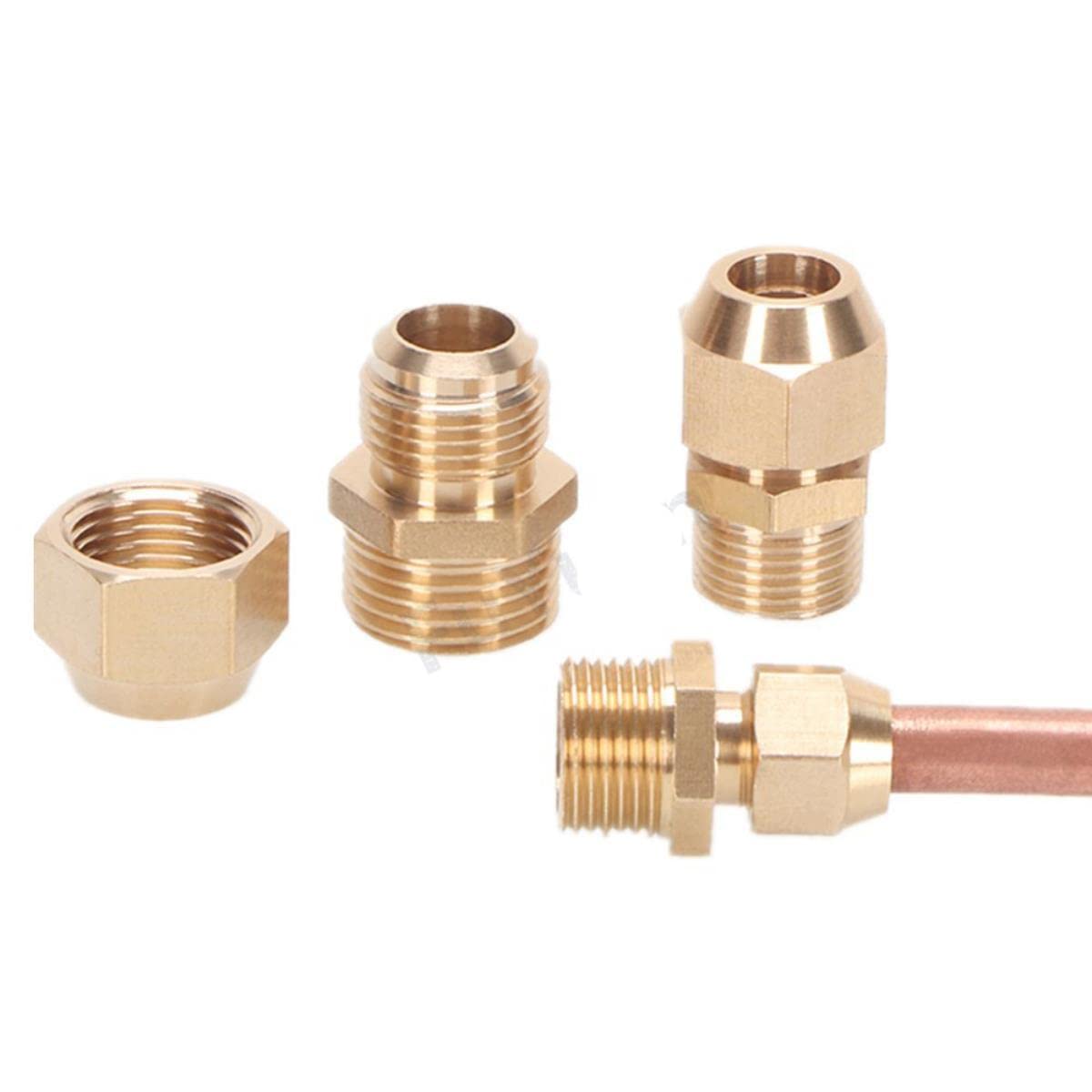 4-teiliges Set AC-Kupferrohrbieger 1/4 Zoll, 3/8 Zoll, 1/2 Zoll, 5/8 Zoll, 13 Fuß PE-Kunststoff, Wiederverwendbar und Langlebig, Zuverlässige Leistung, Einfach zu Bedienen