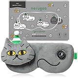 nerugoo[ネルグー]公式ストア限定パッケージ ホットアイマスク 充電式 睡眠用 【MONOQLO年間ベストバイ受賞】 (06. NEKO（くろにゃー）)