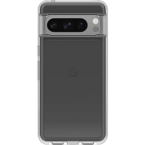 OtterBox Google Pixel 8 Pro Symmetry Series Clear Case - Clear, Ultra-Sleek, Wireless Charging Compatible, Raised Edges Protect Camera & Screen
