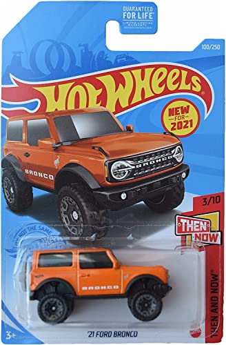 Hot Wheels '21 Ford Bronco, [Orange] Then and Now 3/10