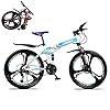 Opvouwbare fiets, volwassen opvouwbare mountainbike, opvouwbare outroad-fietsen, gestroomlijnd frame opgevouwen binnen…