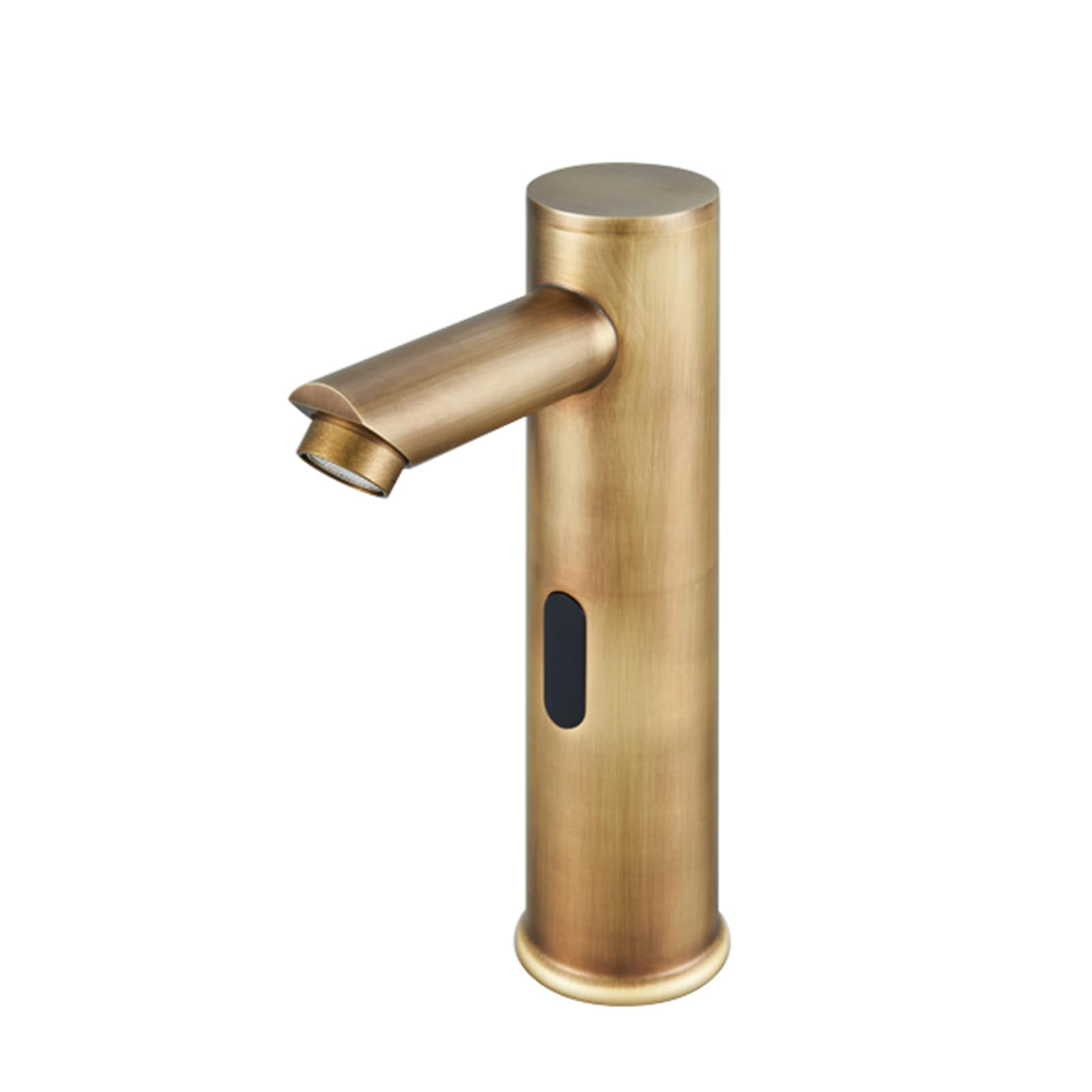 ZYCHSJXA Touchless Basin Tap Bathroom Sink Taps Mixers Hot and Cold Water Mixer Automatic Infrared Sensor Faucet Brass,Antique,Low