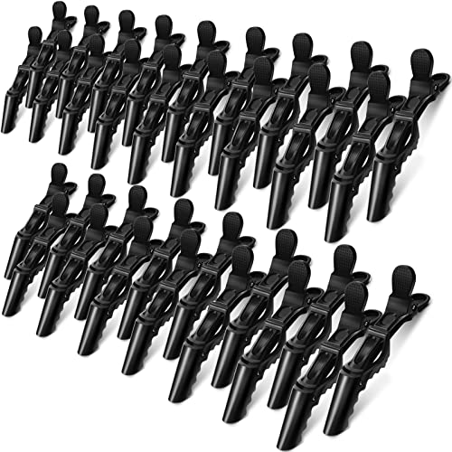 MTLEE 80 Pinzas Peine Aligator Para Cabello Negro miniatura 1