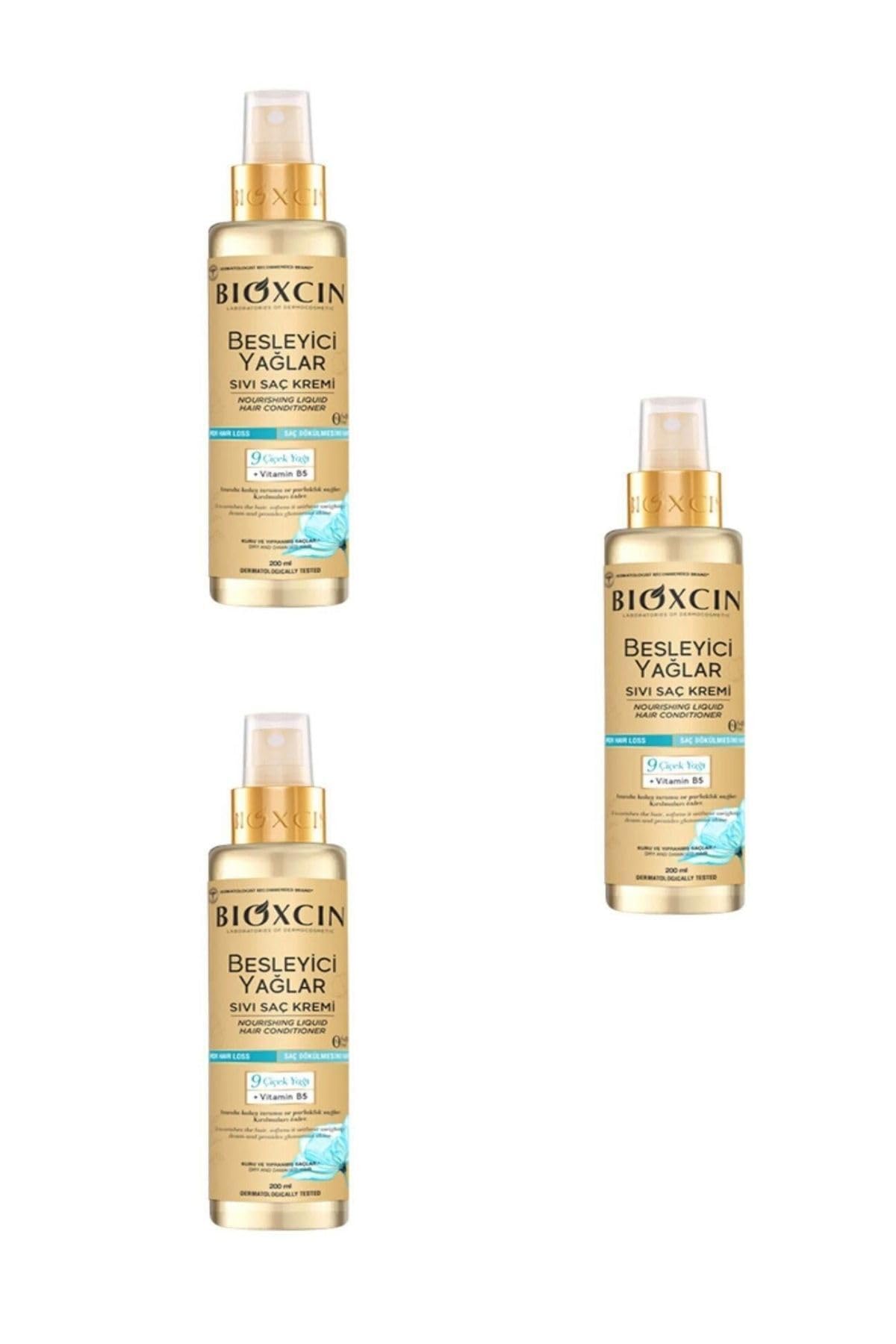 Bioxcin Besleyici Yağlar Sıvı Saç Kremi, 200 ml x 3 Adet