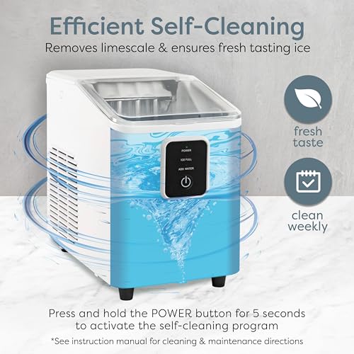 Image of Igloo Ice Maker Countertop, Portable Ice Maker, 26lbs, White