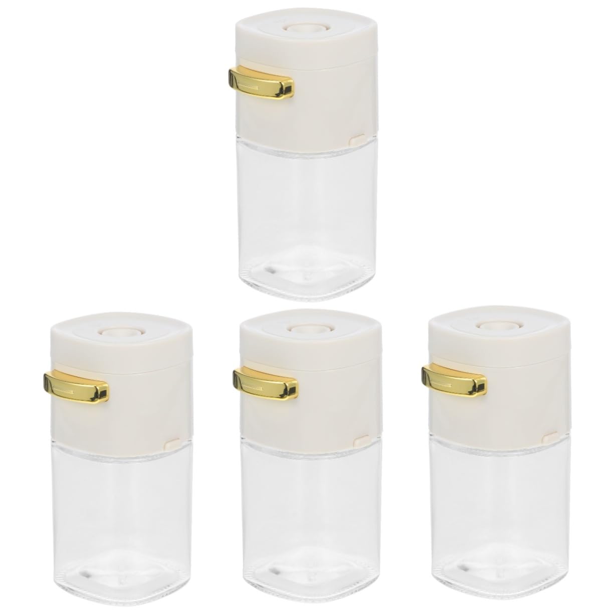 4 Piezas Tarro De Especias Dispensador De Pimienta Botellas De Especias a Prueba De Fugas Saleros y Pimenteros Botellas De Pequeños Saleros Botella De Especias Pp Cabilock