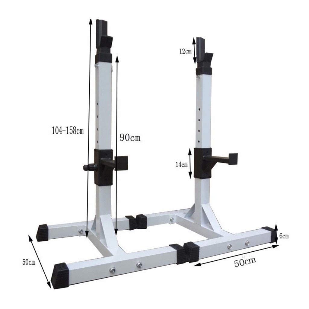 ERoomQ Free-Weight Racks Squat Rack Weight Adjustable Lifting Stand Barbell Home Gym Equipment Portable Fitness Training Machines-Load Capacity 200KG