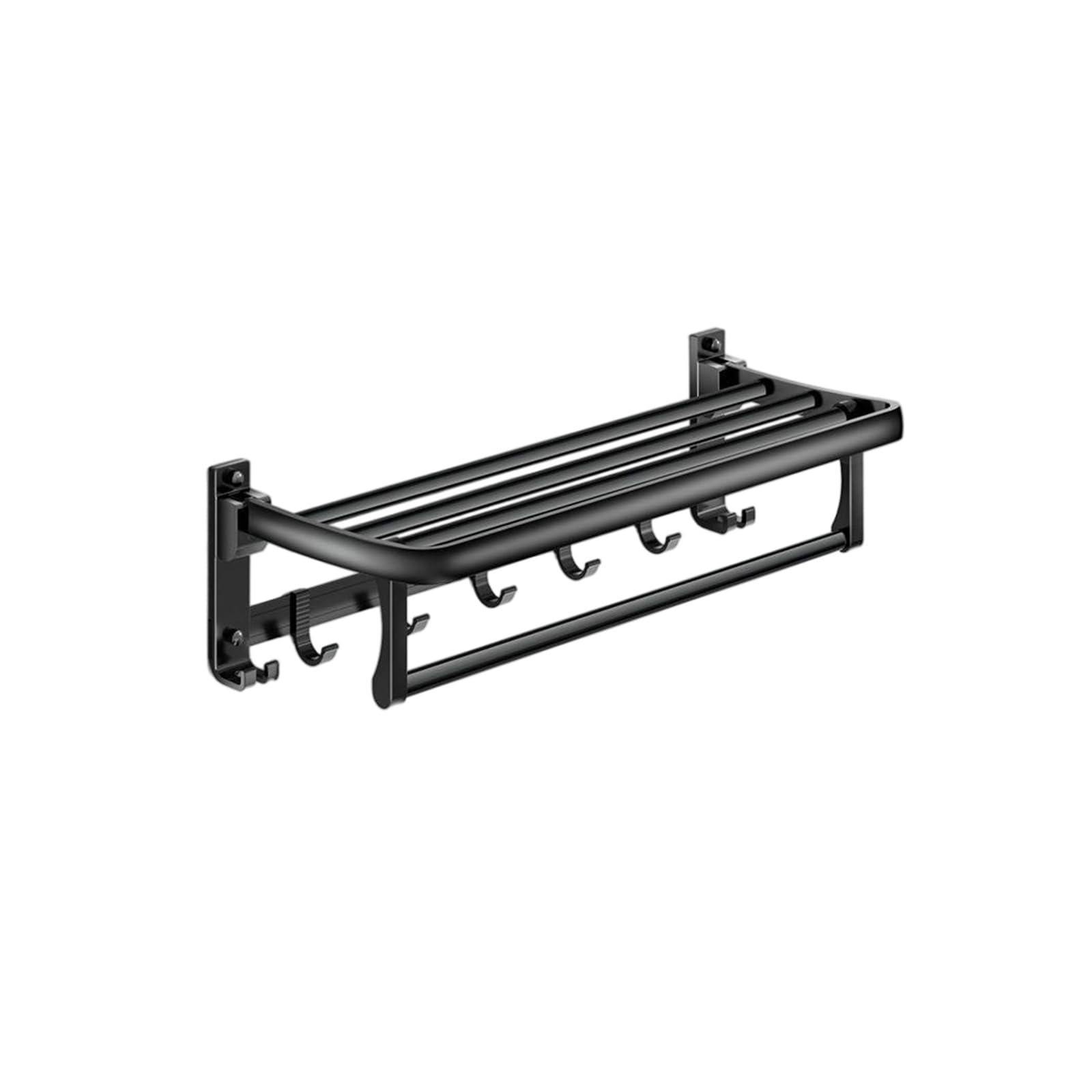 Accessoire salle de bain haut de gamme JATIBOSH porte serviette au design épuré de 49.5cm