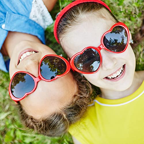 Pibupibu 10/20 Packs Wholesale Neon Colors Heart Retro Style Party Favors Sunglasses2