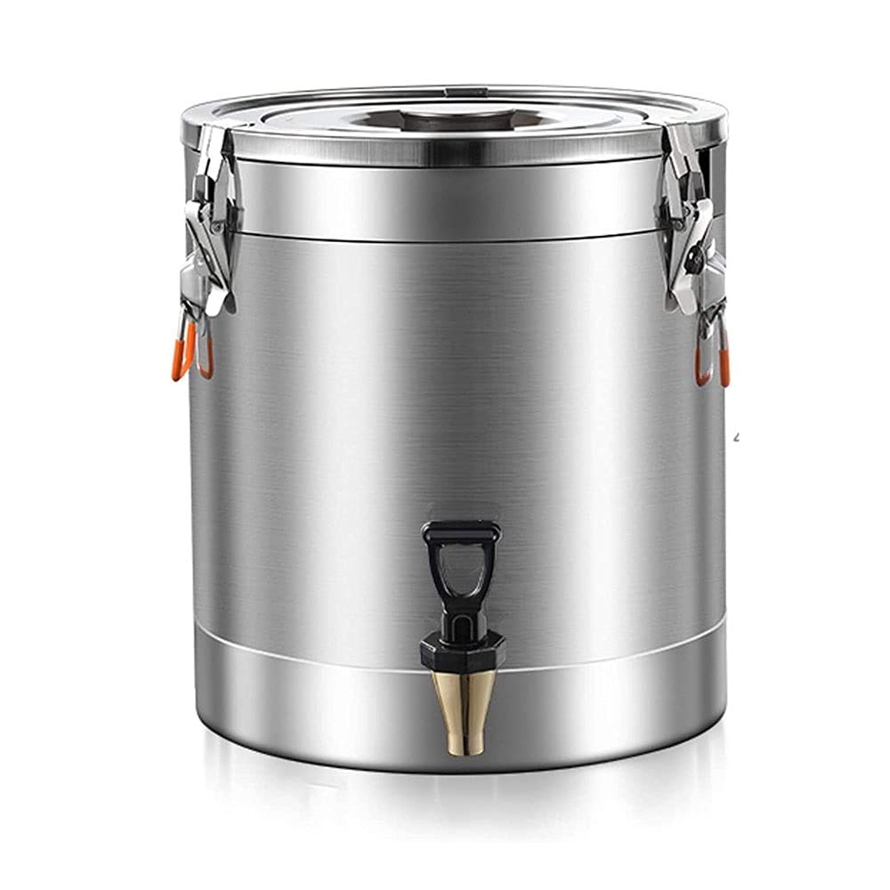 Fermentatore per birra in acciaio inox, 10 l, per la produzione di vino e birra, ideale per la produzione di birra in casa e bevande artigianali