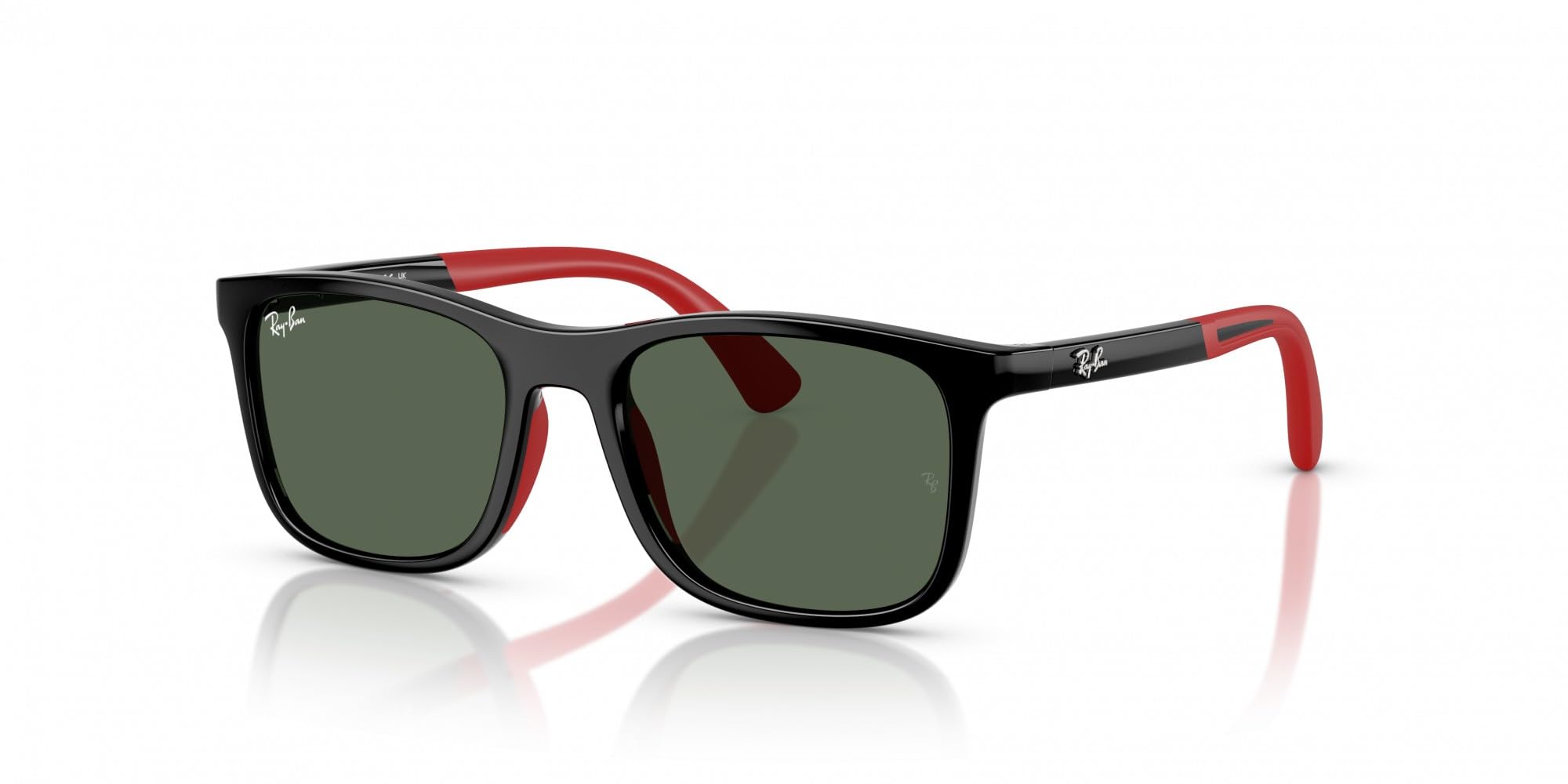 

                                                    Ray-Ban RJ9084S Square Sunglasses, Black On Rubber