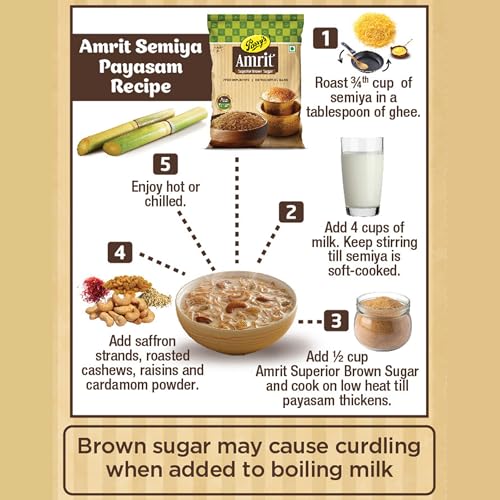 Image of Parry's Amrit Brown Sugar, 500 g (Pack of 2)
