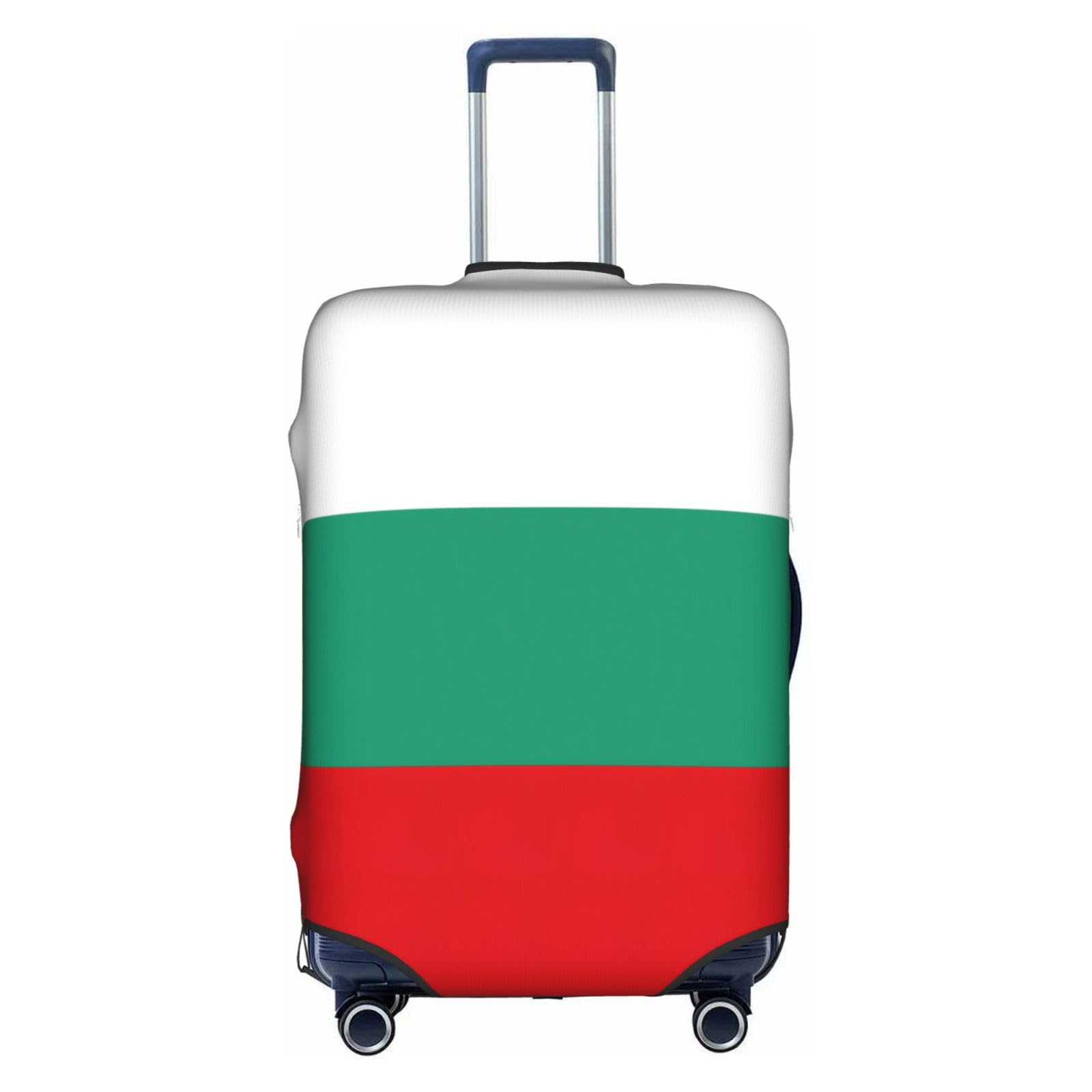 Housse de bagage drapeau bulgare blanche XL pour valise de voyage lavable - 8