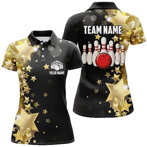 PIONAMZIOZ Personalized 3D Men's and Women's Bowling Team Jersey American Bowling Polo & Quarter-Zip Shirt QZT562