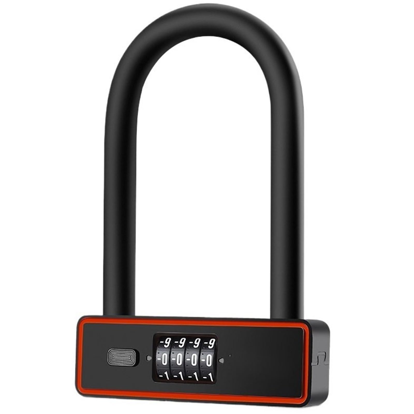 Motorcycle Handlebar Lock Motorbike U Lock Anti Theft Security Heavy Duty Zinc Alloy with Password Keys Motorbike Lock Security(0705077Orange)