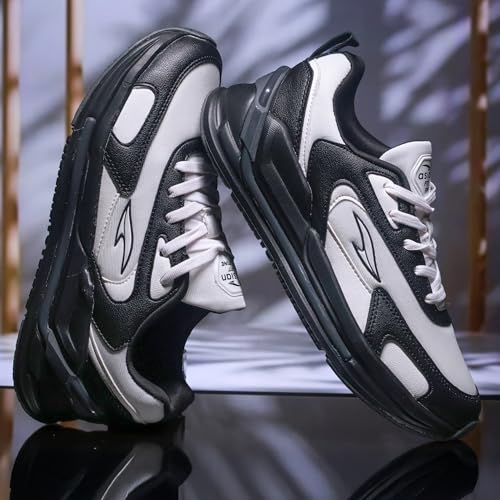 Image of ASIAN Powerkick-21 Men's Sporty Sneakers | Stylish Sports Shoes with Comfort for Boys | Lightweight Sole & Durable Grip, Perfect for Casual, Gym, Walking
