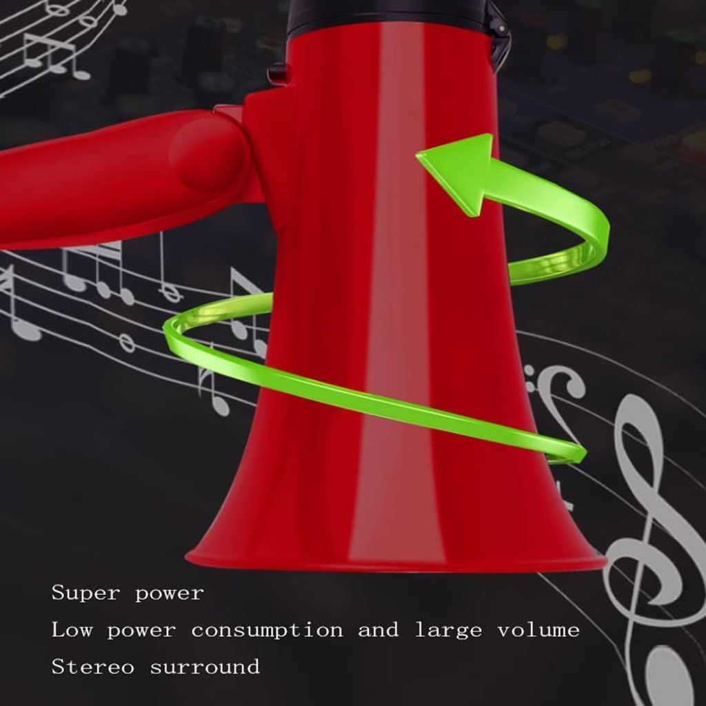 Megáfonos portátiles con Control de Volumen, Amplificador de Mano, Ideal para Eventos Deportivos y Control de multitudes, Altavoz con megáfo