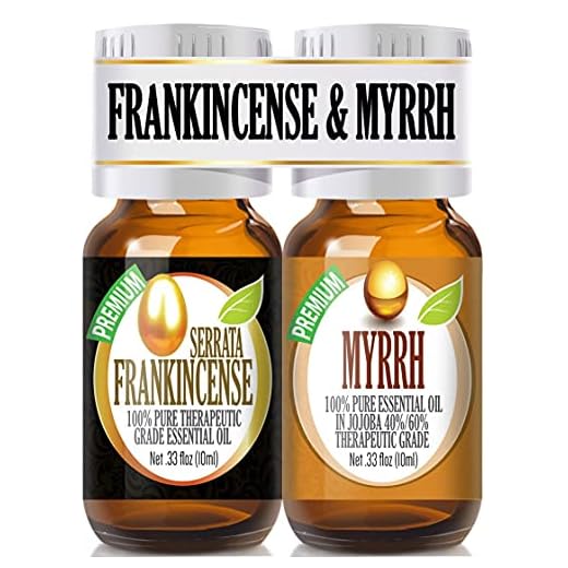 Healing Solutions Frankincense & Myrrh Essential Oil Combo Pack