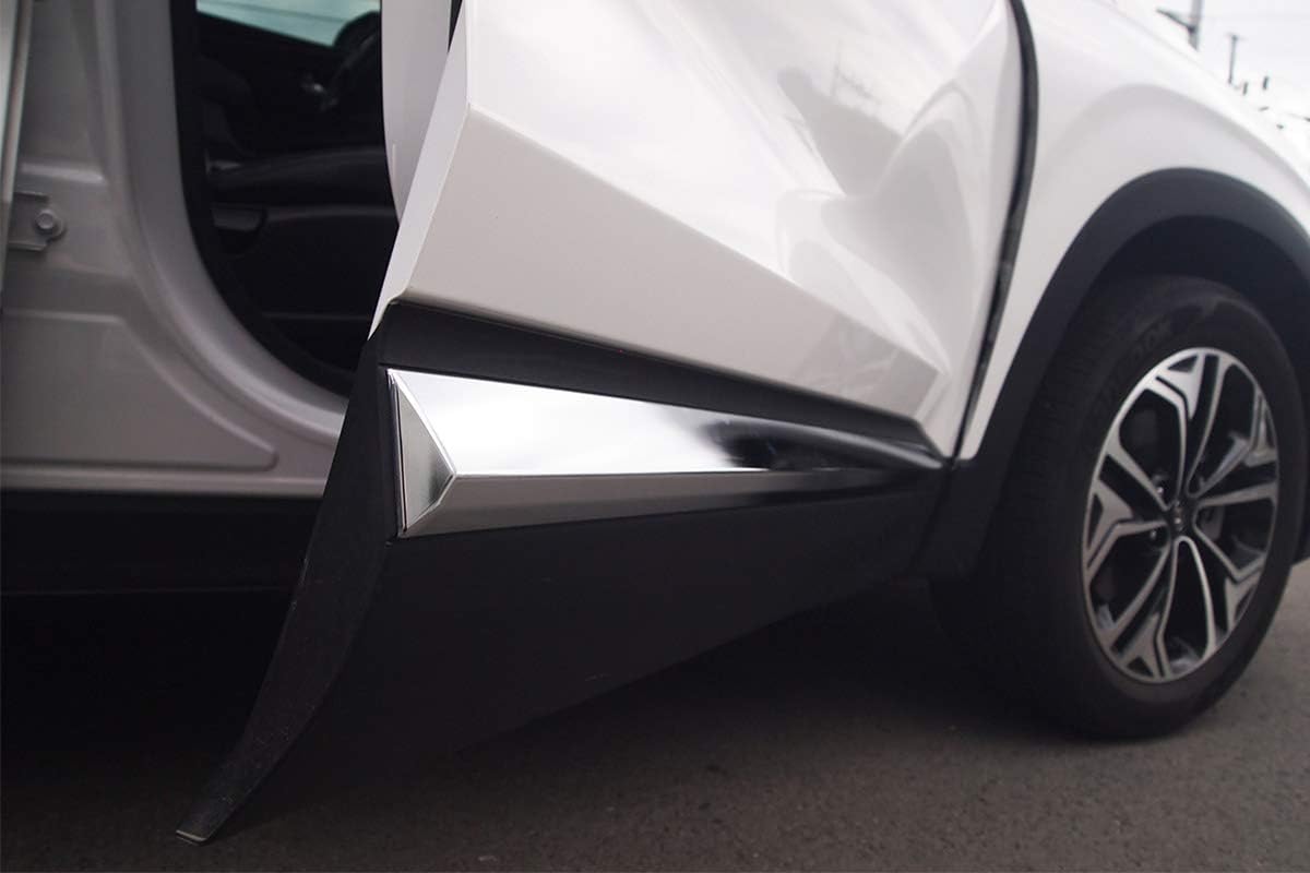 AUTOCLOVER Chrome Side Door Body Side Under Line Molding 8p for 2020 Hyundai Santa Fe