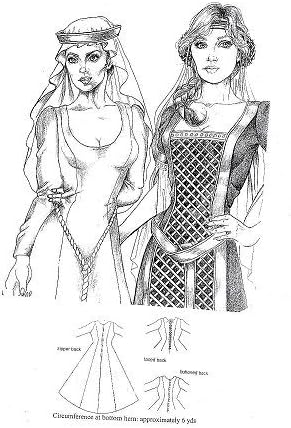 Easy Renaissance Princess (Kirtle) Gown Pattern