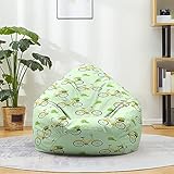 Matériau Durable: La housse de pouf en forme de poire est douce et respirante. Fabriquée en coton et lin de haute qualité qui a résisté à l'épreuve du temps, doux et confortable. elle ne rétrécit pas facilement après le lavage. Poignée renforcée sur le haut et fermeture éclair de long en bas, avec une double couture pour un maximum de robustesse et de durabilité, plus facile à tirer ou à enlever.