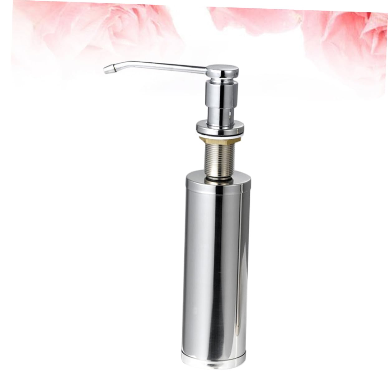 SHINEOFI Distributeur de Savonnette pour Lavabo en Acier Inoxydable Argenté, Résistant aux Acides, Installation Facile, pour Plan de Travail et Salle de Bain
