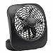 O2COOL Treva 5-Inch Portable Desktop Air Circulation Battery Fan | 2 Cooling Speeds, Compact Folding & Tilt Design, Black