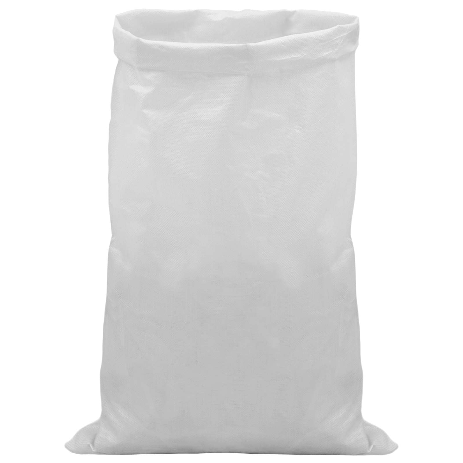 vidaXL Bolsas tejidas 100pcs Blanco 65 x 105 cm PP Bolsas tejidas modernas resistentes a la intemperie para almacenamiento al aire libre, útiles accesorios de jardín, soluciones domésticas