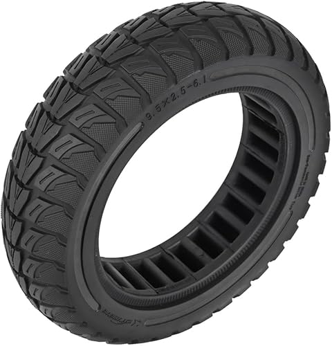 Miniatura 6 de Reemplazo de neumático sólido todoterreno de 9.5 x 2.5-6.1 para NIU KQi3 ProMaxSport Scooter - Sin pinchazos, mantenimiento sin complicaciones,