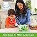 Bentgo Kids Bento-Style 5-Compartment Leak-Proof Lunch Box - Ideal Portion Sizes for Ages 3 to 7 - Durable, Drop-Proof, Dishwasher Safe, PFAS & BPA-Free & Made with Food-Safe Materials (Green)