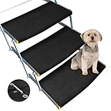 RVGUARD 3 Pack RV Step Rugs 22 Inch RV Step Covers Wrap Around Camper Stair Rugs for Radius Steps (B