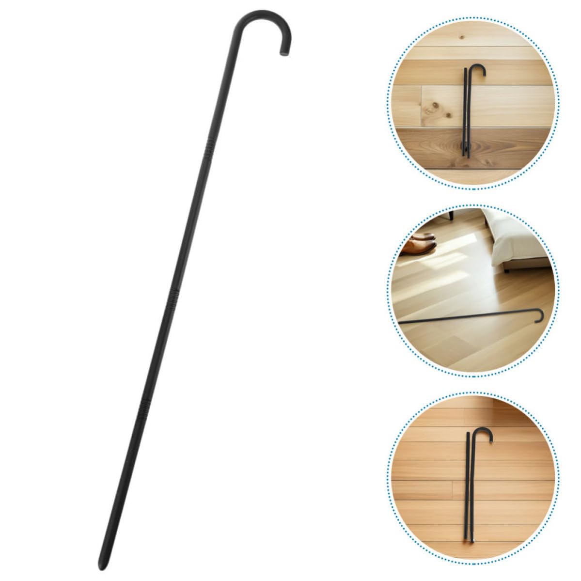 Healeved 20 Pezzi Bastone da Passeggio da Cosplay Mago Nero in Plastica | Smontabile, Impugnatura Comoda e Struttura Robusta, Accessorio per Halloween e Spettacoli, 100cm