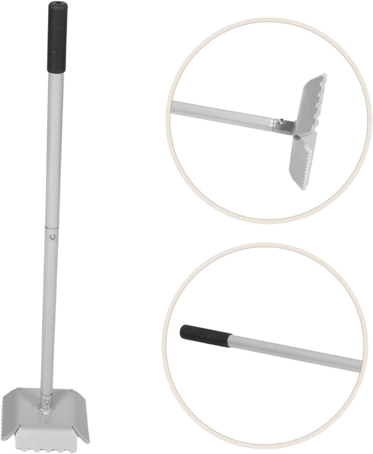 BESPORTBLE Manual Trash Compactor: Stainless Steel Trash Can Compactor Manual Rubbish Press Tool - Efficient Garbage Compression For Home Office Outdoor Use