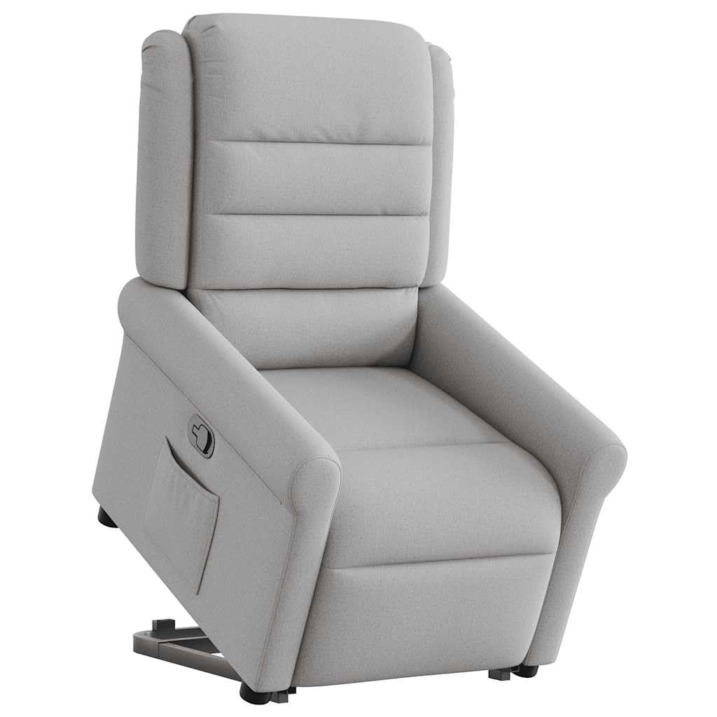 Sillón elevador reclinable gris nube