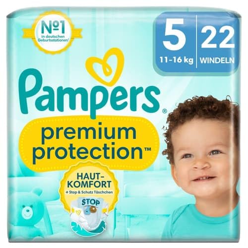 Pampers Premium Protection Gr.5 Junior 11-16kg Single Pack (22 Stk)