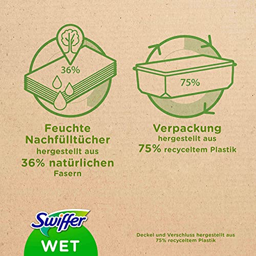 Swiffer Bodenwischer Feuchte Bodentücher (48 Tücher) Wischer ideal gegen Staub, Tierhaare & Allergene (2 x 24) – Bild 7