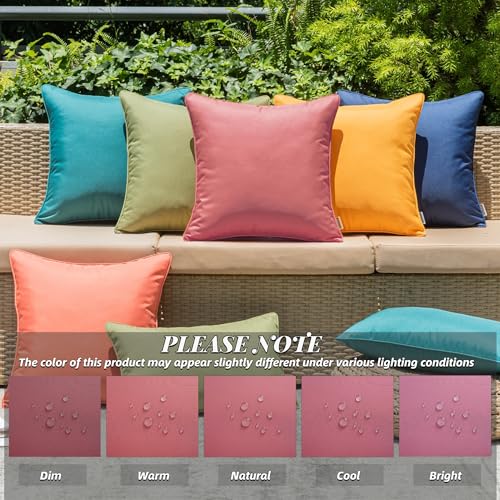 AQOTHES-Outdoor-Waterproof-Summer-Pink-Throw-Pillow-Covers-18×18-Inch-Decorative-Farmhouse-Water-Resistant-Cushion-Covers-for-Tent-Patio-Balcony-Garden-Couch-Sofa AQOTHES Outdoor Waterproof Summer Pink Throw Pillow Covers 18×18 Inch Decorative Farmhouse Water Resistant Cushion Covers for Tent Patio Balcony Garden Couch Sofa