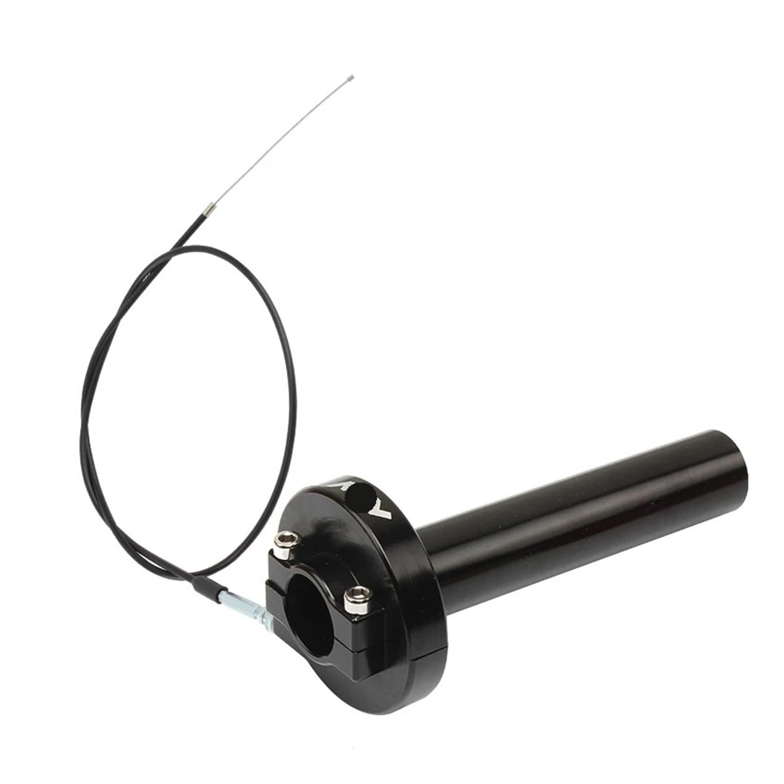 Motorrad Handgriffe Griff Bar Für Motorrad Beschleuniger Gasgriff Griffe 1190mm Kabel 7/8'' Teile Universal(Black Suit)