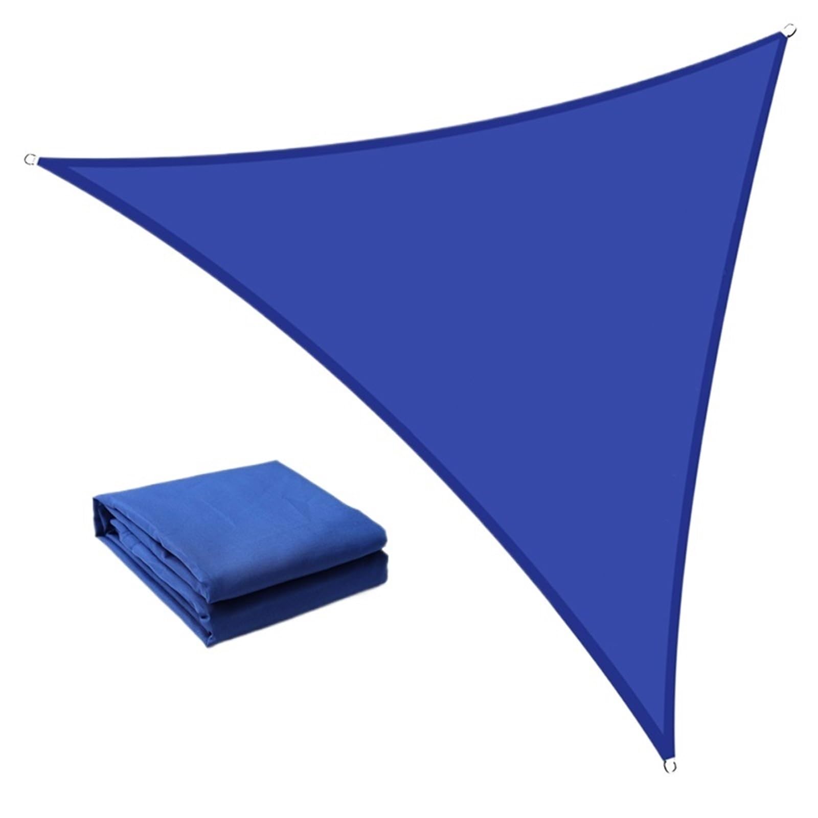 Voile d'ombrage triangulaire grand format pour piscine et terrasse extérieure