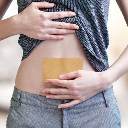 TOYANDONA 50 Stück Ingwerpflaster Zur Erwärmung von Knien, Halswirbelsäule, Gelenken, Bauchnabel Und Gebärmutter; Auch Zur Moxibustion an Den Heißesten Sommertagen Geeignet