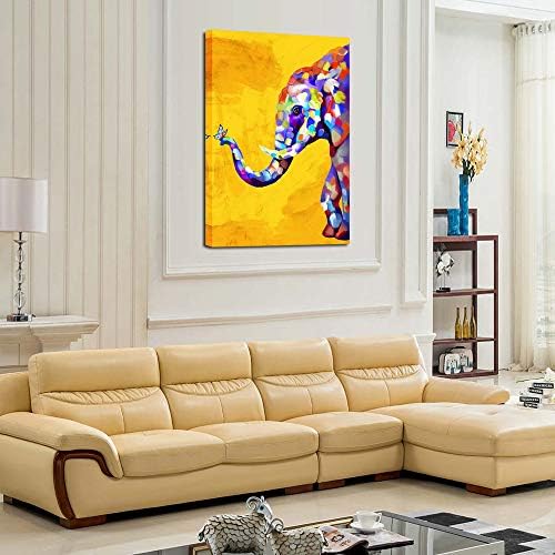 Review: KREATIVE ARTS Large Elephant Canvas Print Contemporary Animal Wall