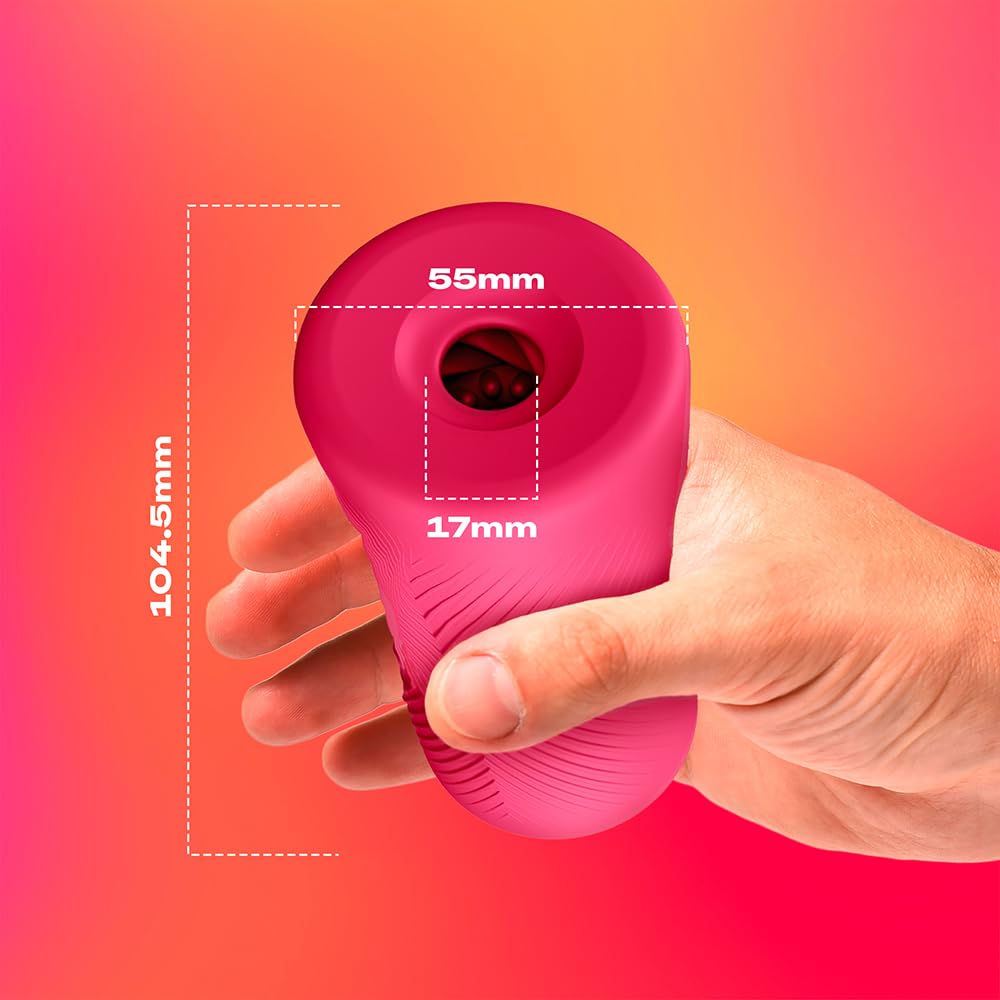 Durex Masturbatore Uomo, Sex Toy in Silicone Morbido con Nervature, Flessibile e Waterproof, Facile da Pulire