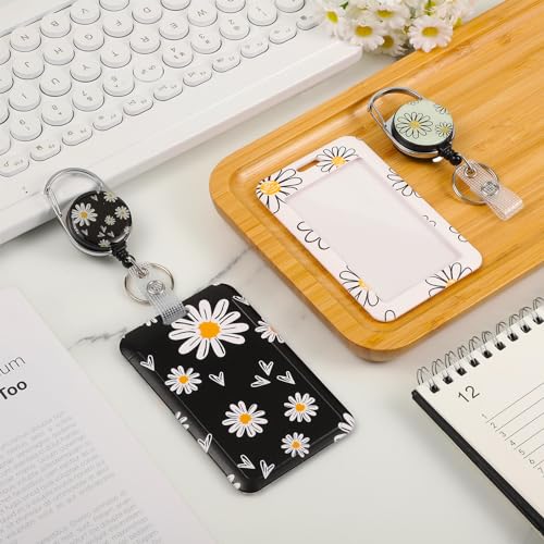 Besarme D9727K-11-N 2 Pack Badge Holder Retractable Clip Heavy Duty Reels thumb #1