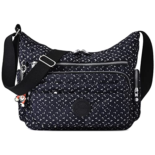 HUAERYOUYUE Bolso Bandolera Mujer Bolsos de Hombro Impermeable Bolsa de Mensajero Moda Duradera Bolso Viaje Bolsa de Deporte Bolsa Lateral para Libro Billetera Paraguas (Multicolor Grande) Cover