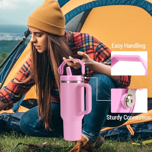 Couvercle Stanley Quencher - Lot de 2 rechanges étanches blancs avec paille - 4
