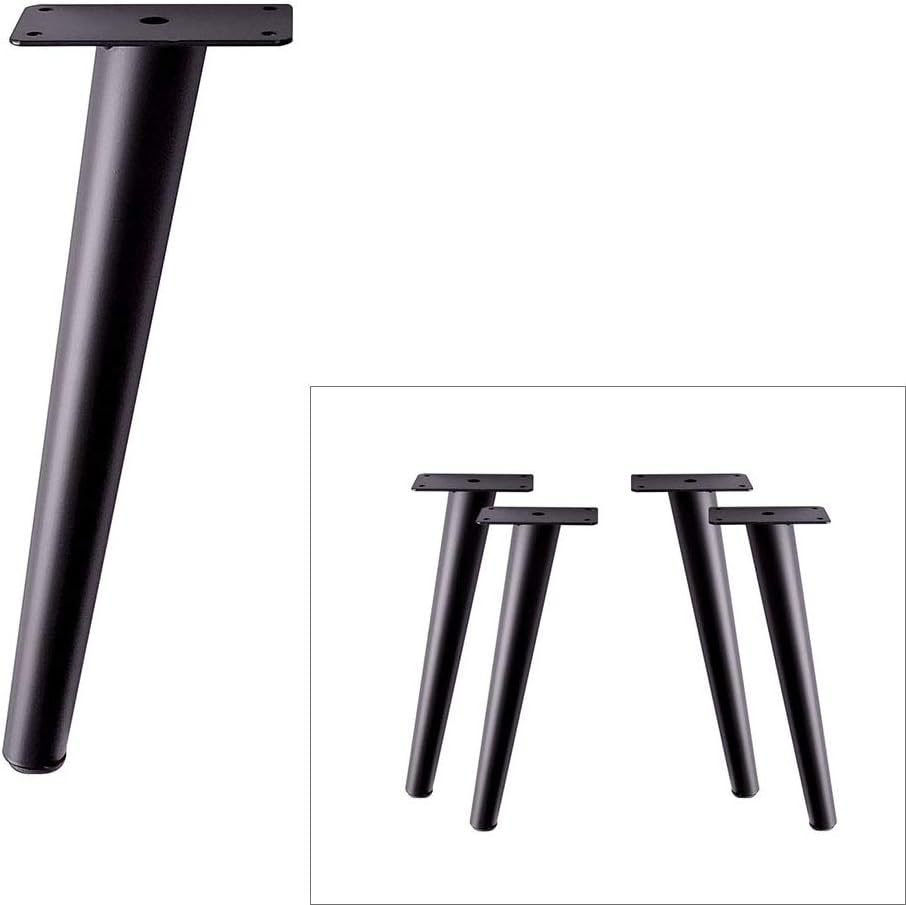 Slant Furniture Metal Legs - Set of 4 New (Black 12